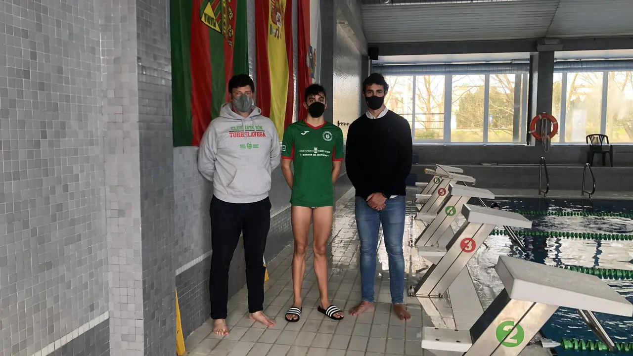 El nadador torrelaveguenses Teo del Riego