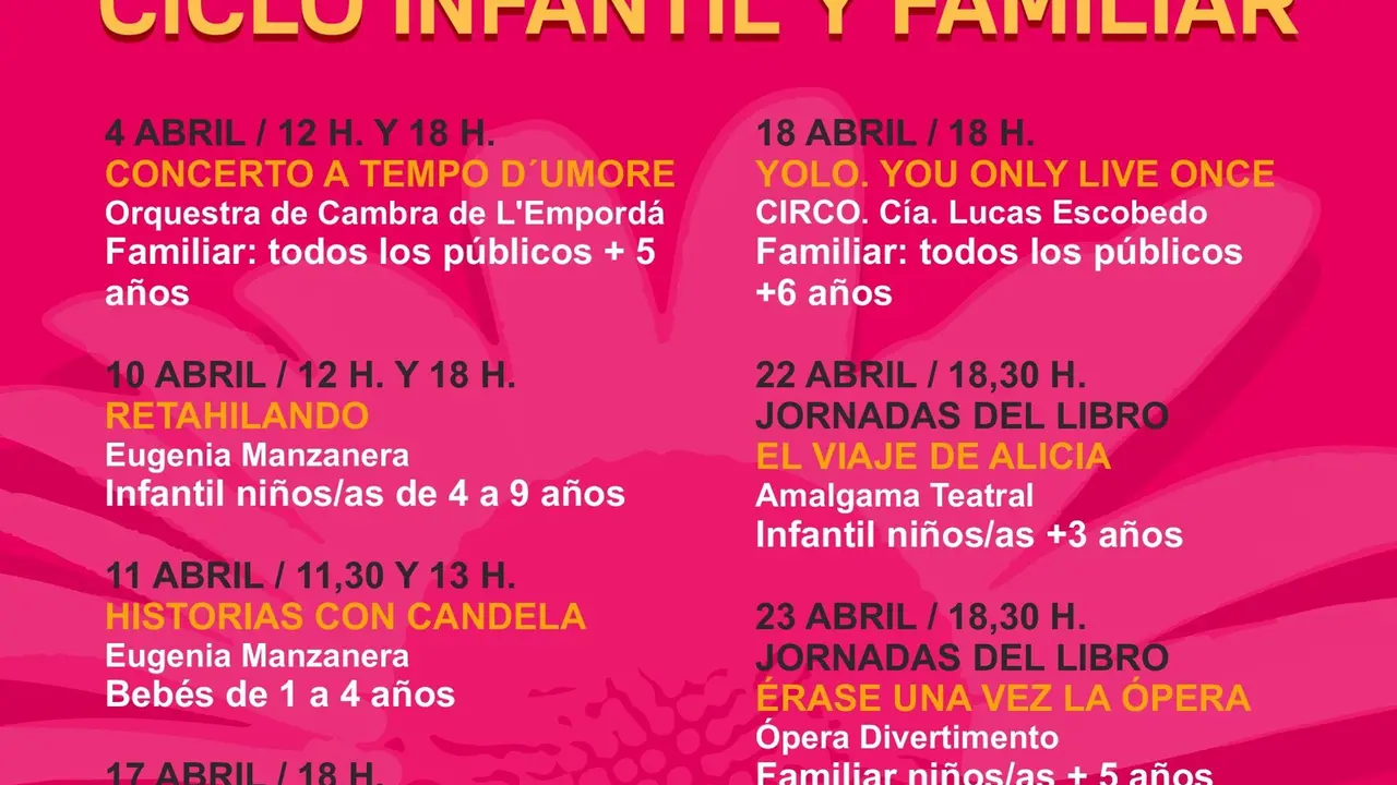 Cartel de 'Primavera en el TMCE'