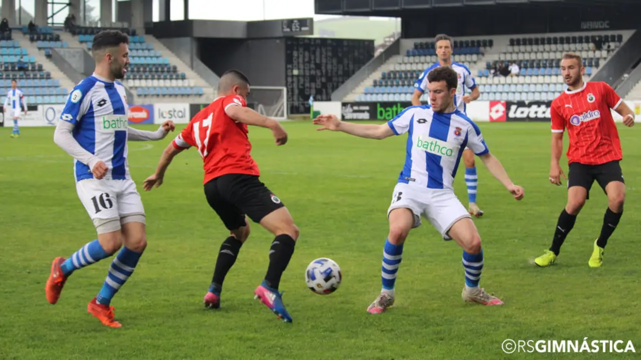 Un instante del Gimnástica-Rayo Cantabria | Foto- RS Gimnástica