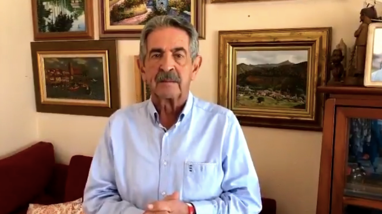 Miguel Ángel Revilla confinado en su casa de Astillero