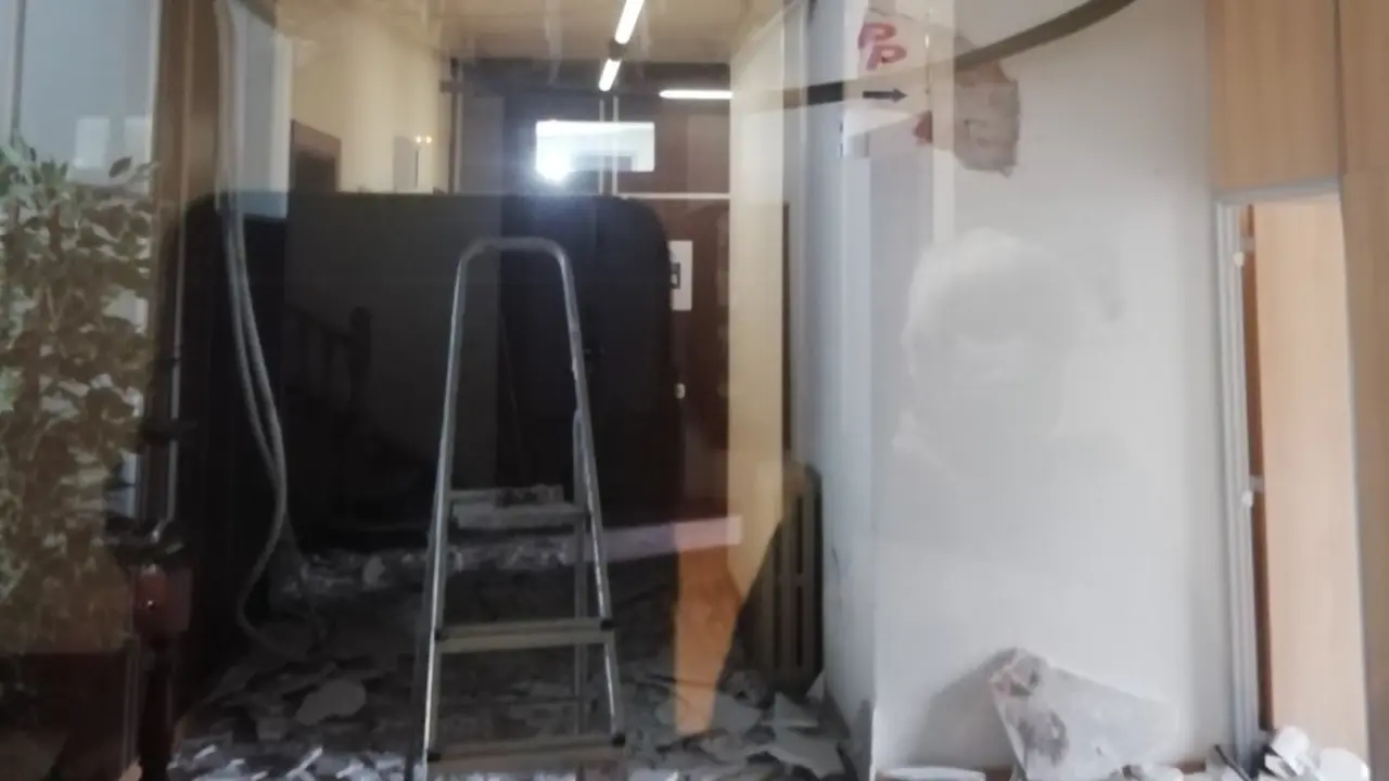 Obras en el Ayuntamiento de Torrelavega