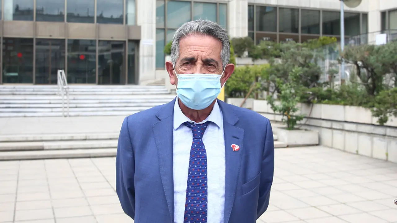 Miguel Ángel Revilla en declaraciones a los medios