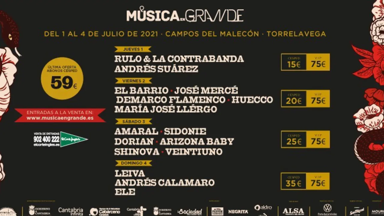 Cartel de Música en Grande
