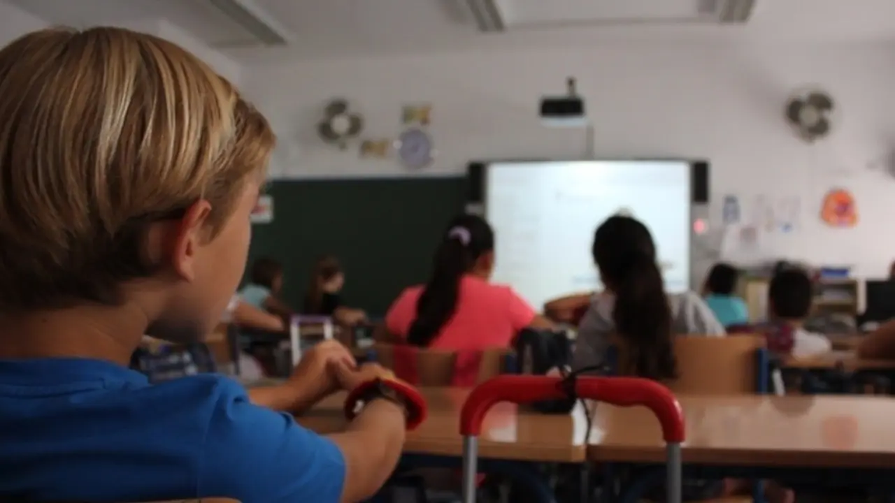 Aula de un colegio de Primaria