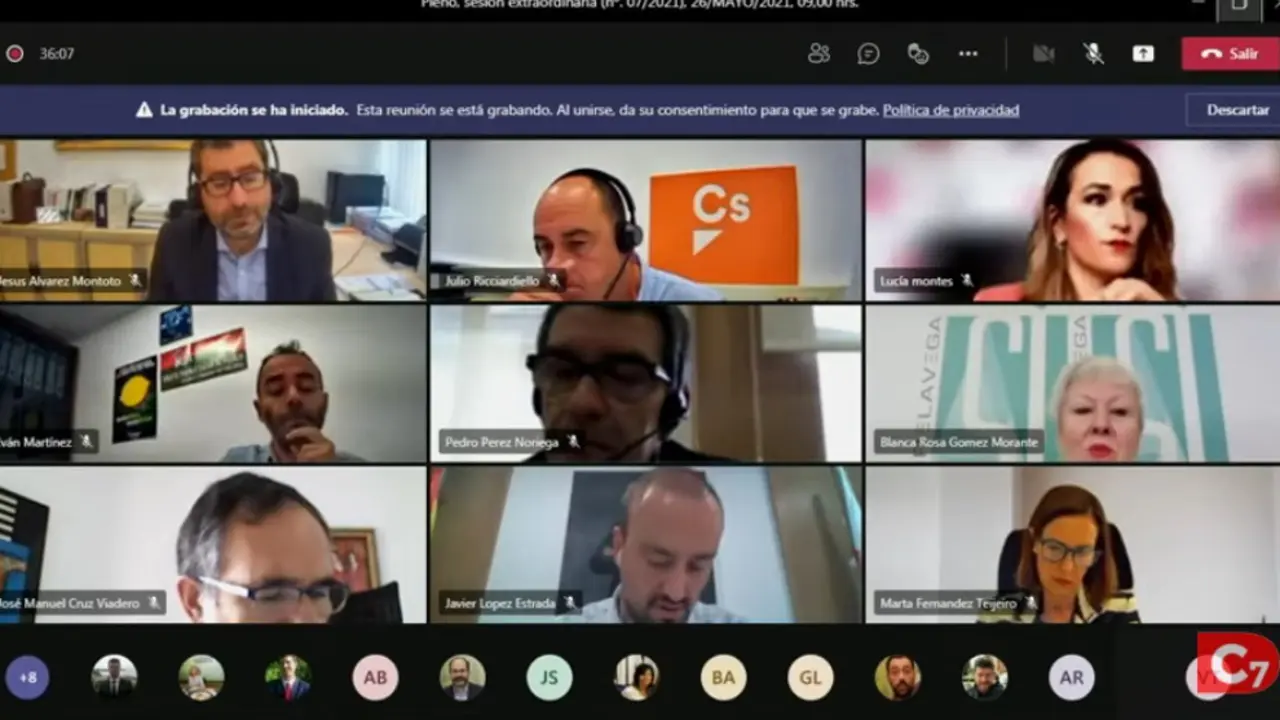 Pleno telemático de Torrelavega