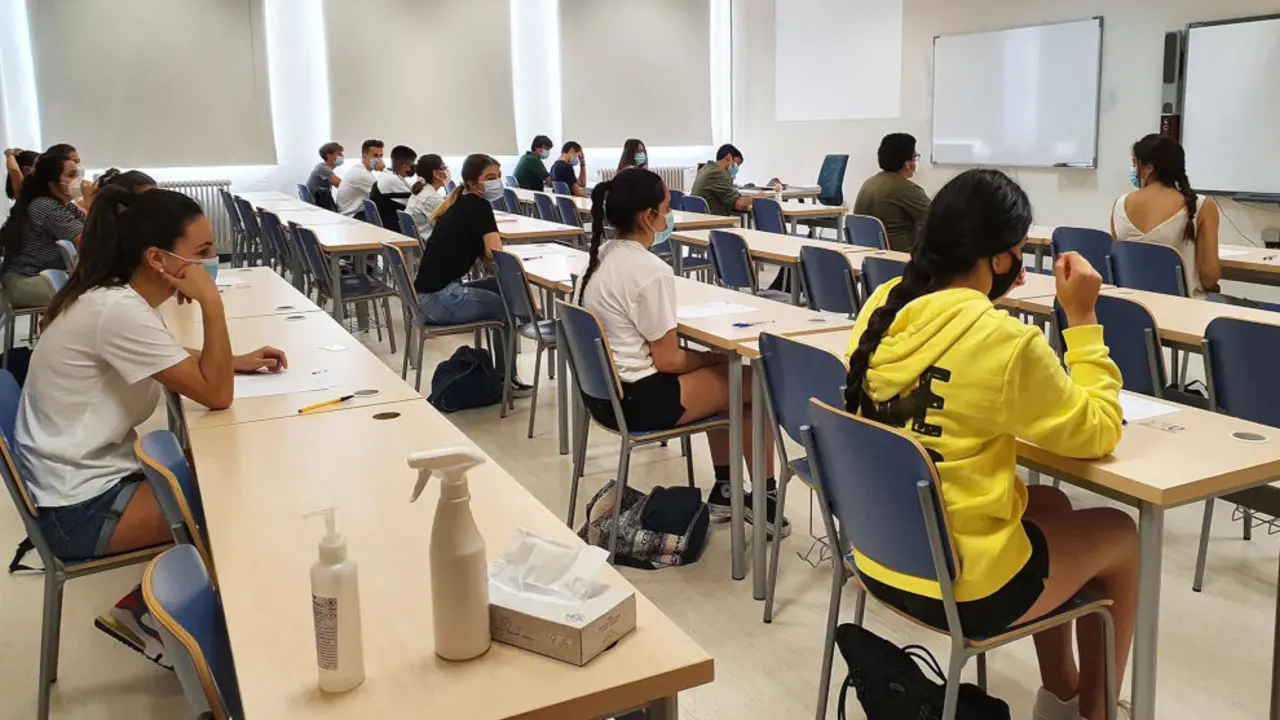 Prueba de la EBAU de 2020.