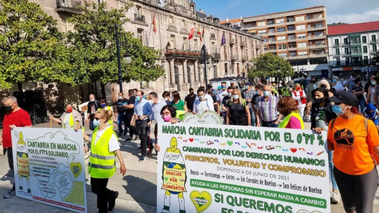 Marcha 0,77% a su paso por Torrelavega