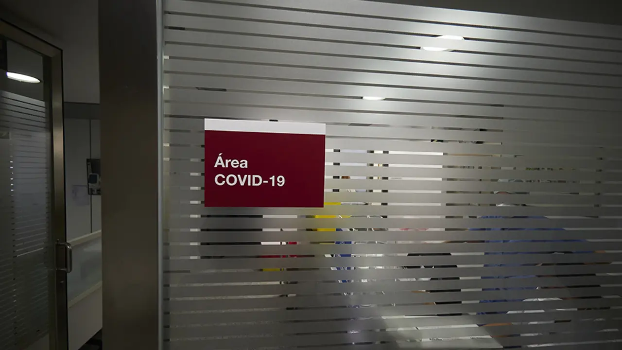 Área Covid de un hospital