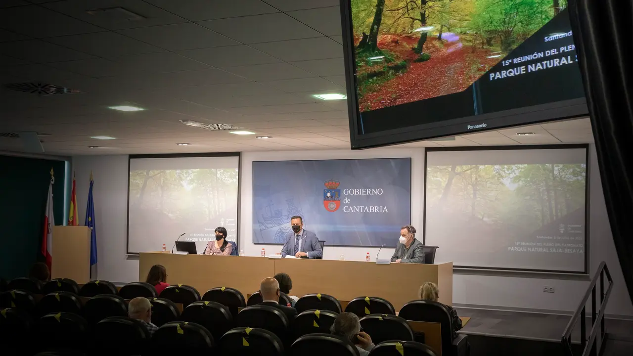 El consejero de Desarrollo Rural, Ganader&iacute;a, Pesca, Alimentaci&oacute;n y Medio Ambiente, Guillermo Blanco, preside el patronato del Parque Natural Saja-Besaya