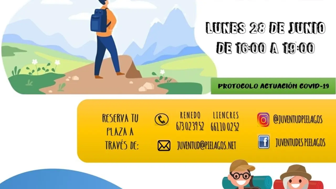 Cartel salida al Monte Dobra