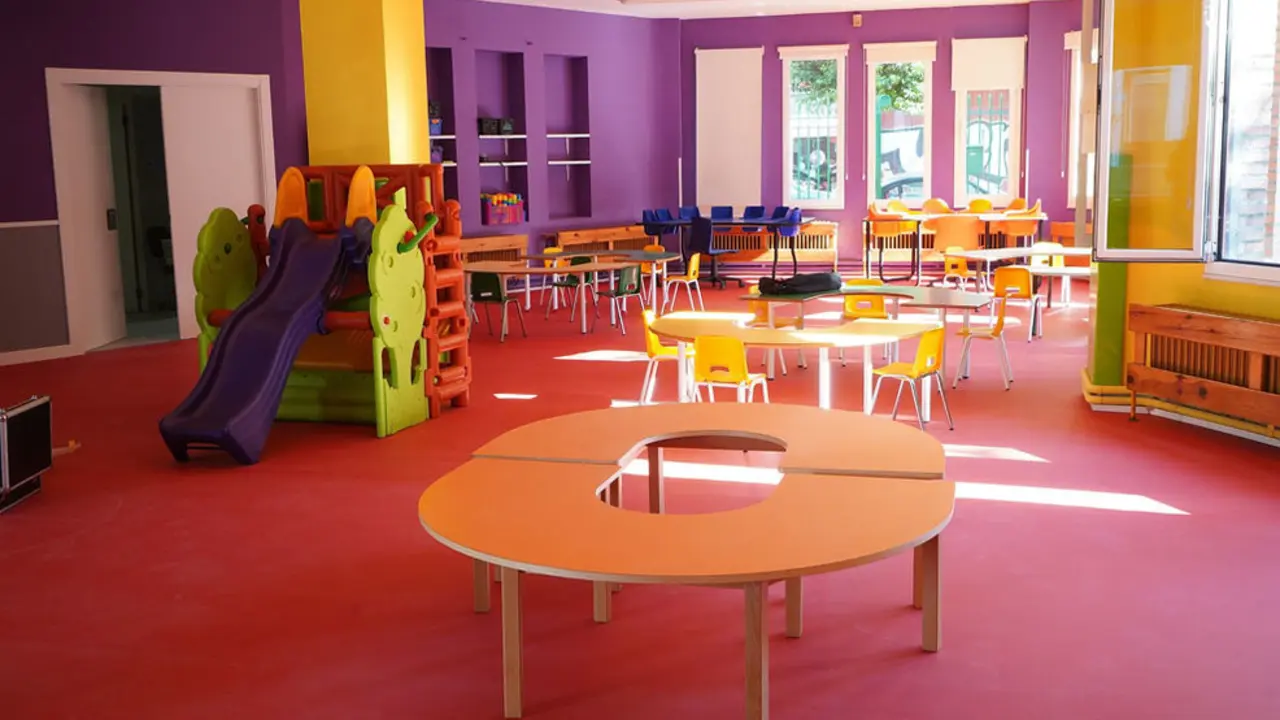 Interior de un aula infantil