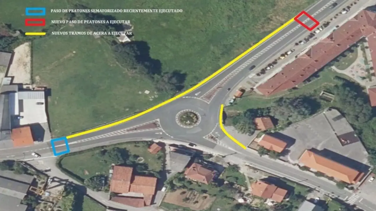 Mejoras de seguridad vial proyectadas en la N-611 a su paso por Arce