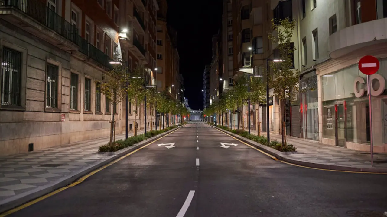 Santander durante el toque de queda