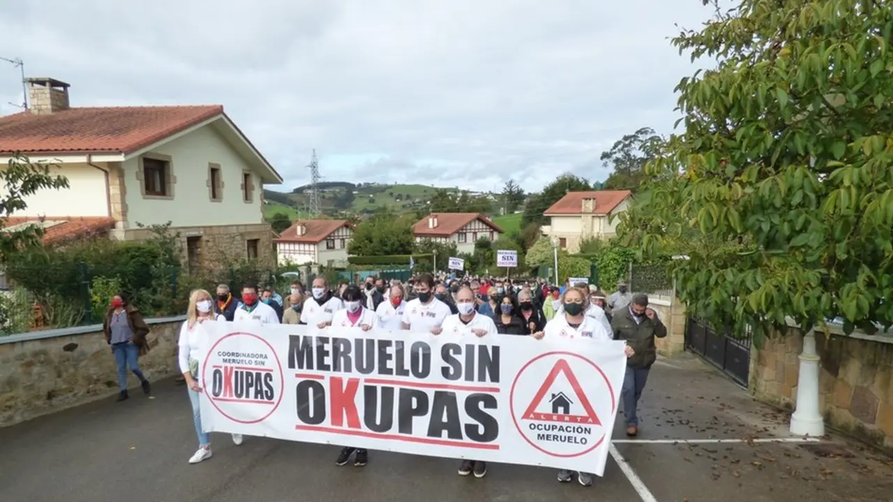 Movilización contra los okupas