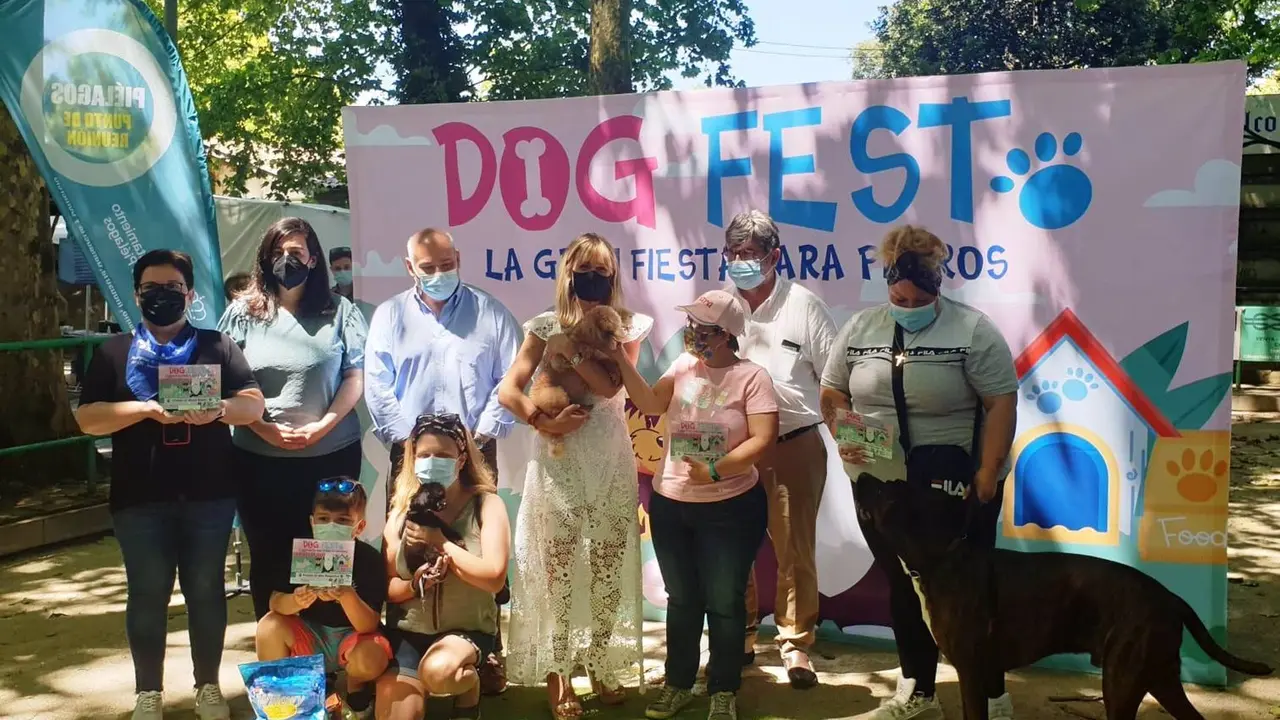 Ganadores del concurso de la feria de mascotas 'Dog fest'