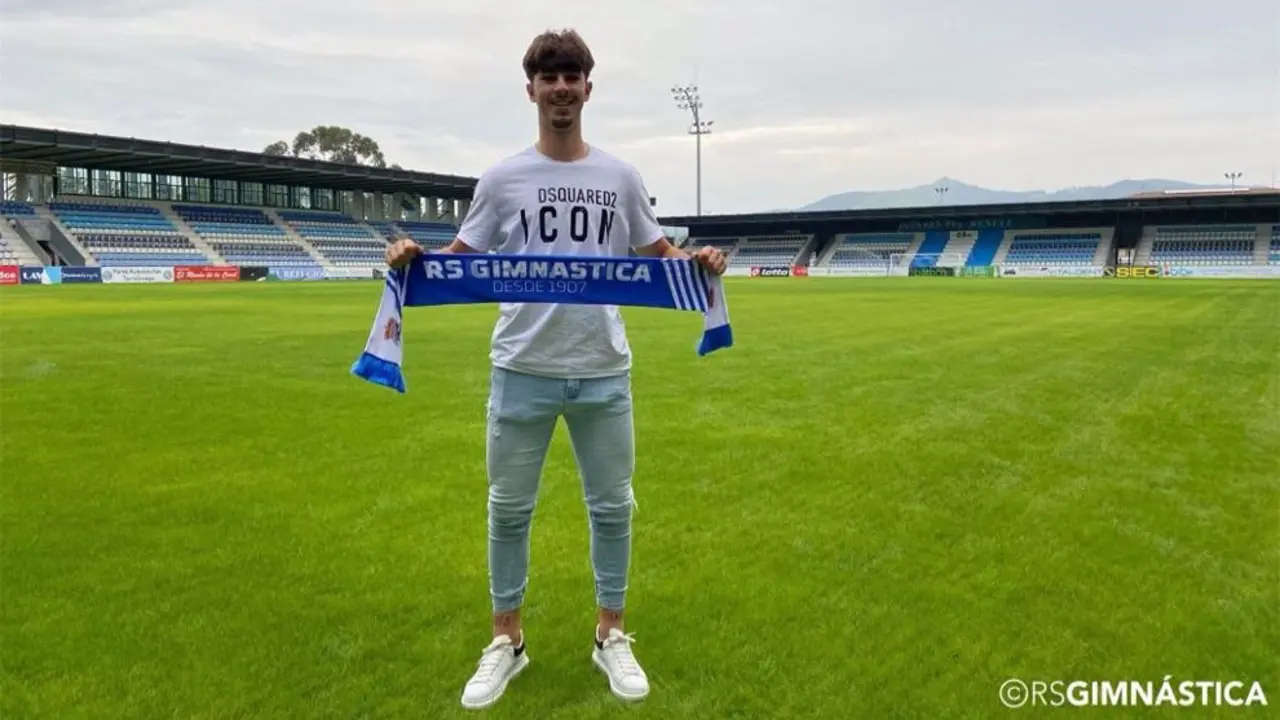 El central Óscar Marotías | Foto- Real Sociedad Gimnástica