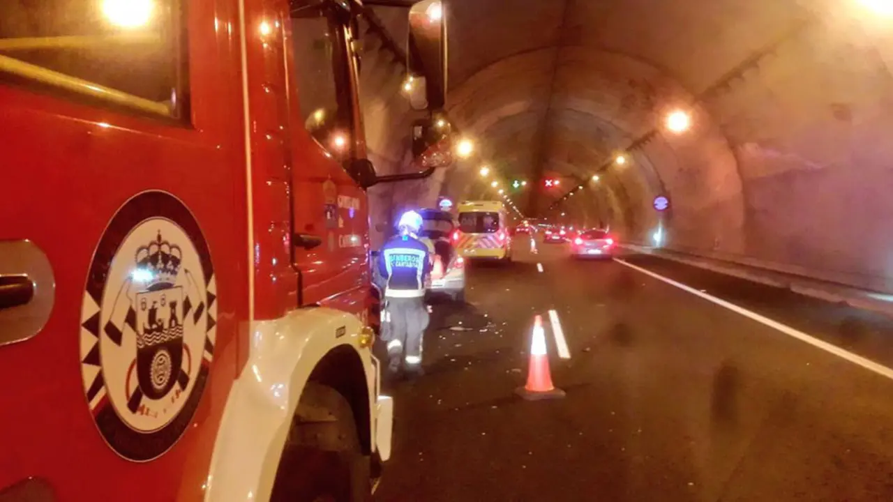 Imagen de la colisión Foto- Twitter 112