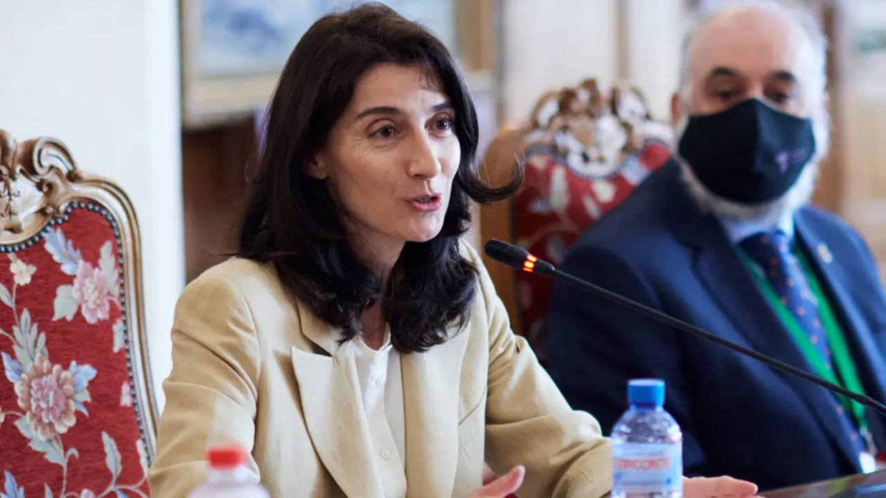La ministra de Justicia, Pilar Llop, interviene en la inauguración del curso 'La presencia de la Psicología en el sistema público educativo, de salud y servicios sociales' en la Universidad Internacional Menéndez Pelayo | Foto- UIMP