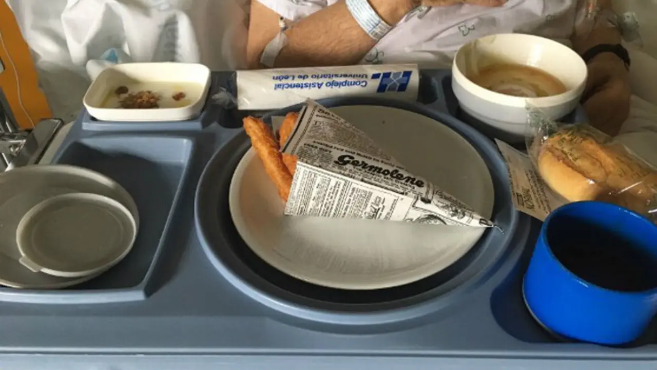 Menú gourmet del Hospital de León