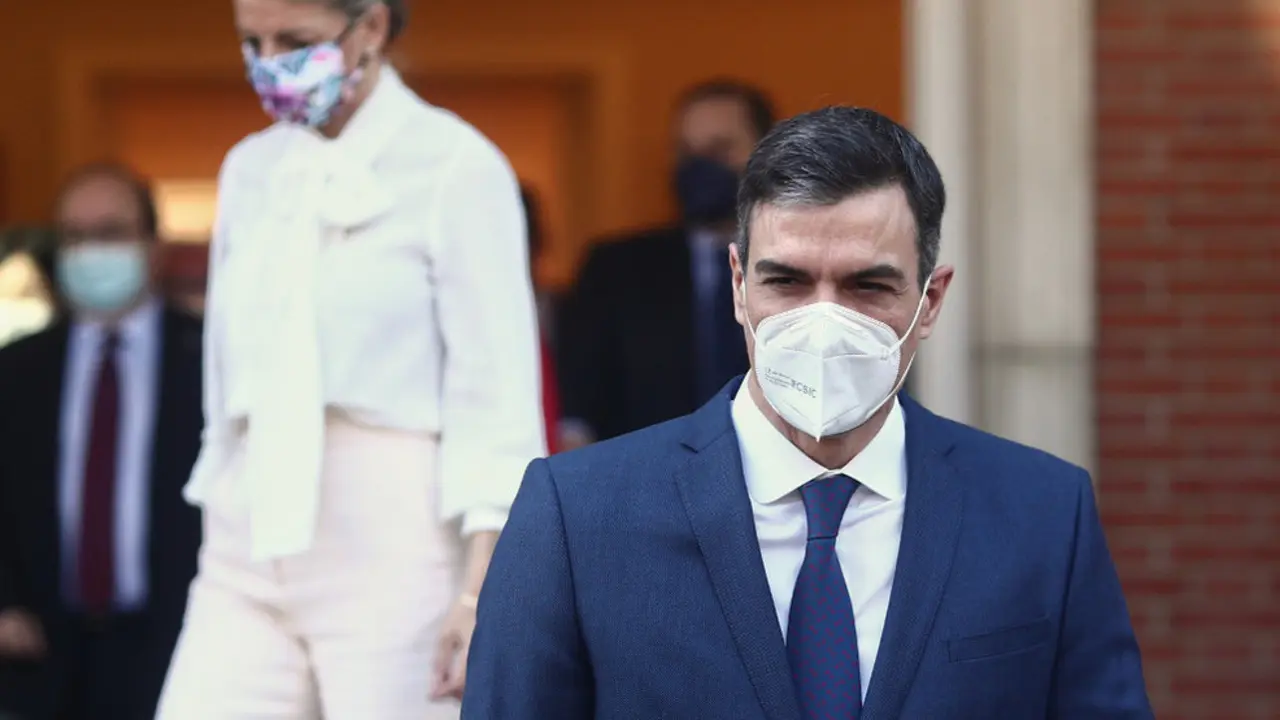 El presidente del Gobierno, Pedro Sánchez