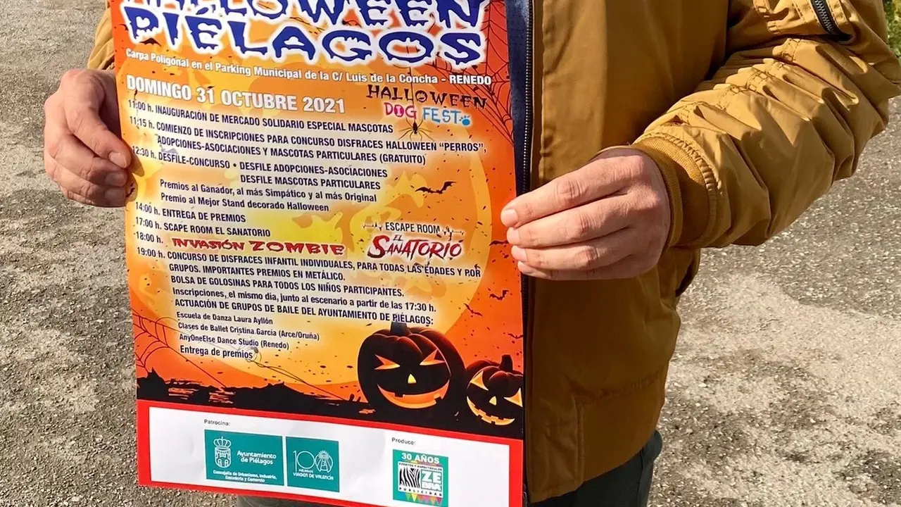 El concejal de Comercio, Alfredo Rodr&iacute;guez, presenta el programa de actividades de Halloween