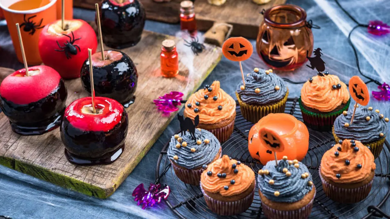 Magdalenas inspiradas en Halloween