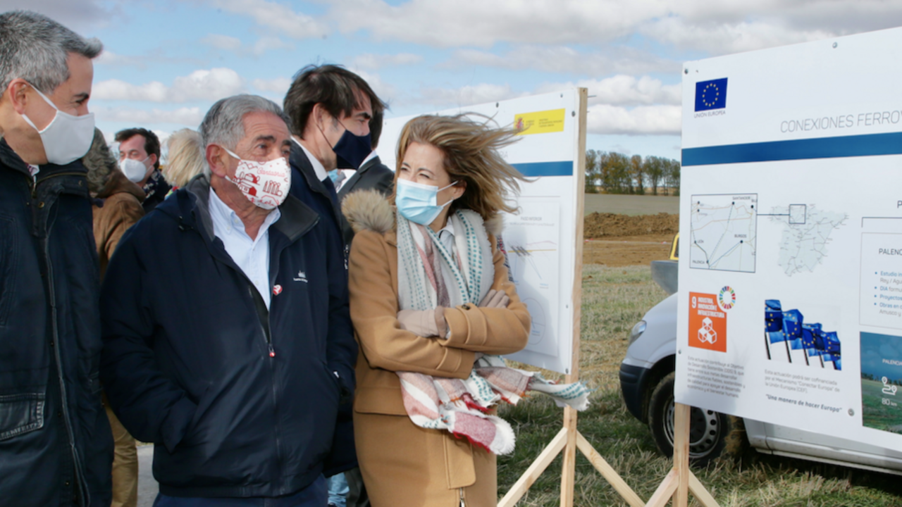 Revilla en la inaguración de las obras