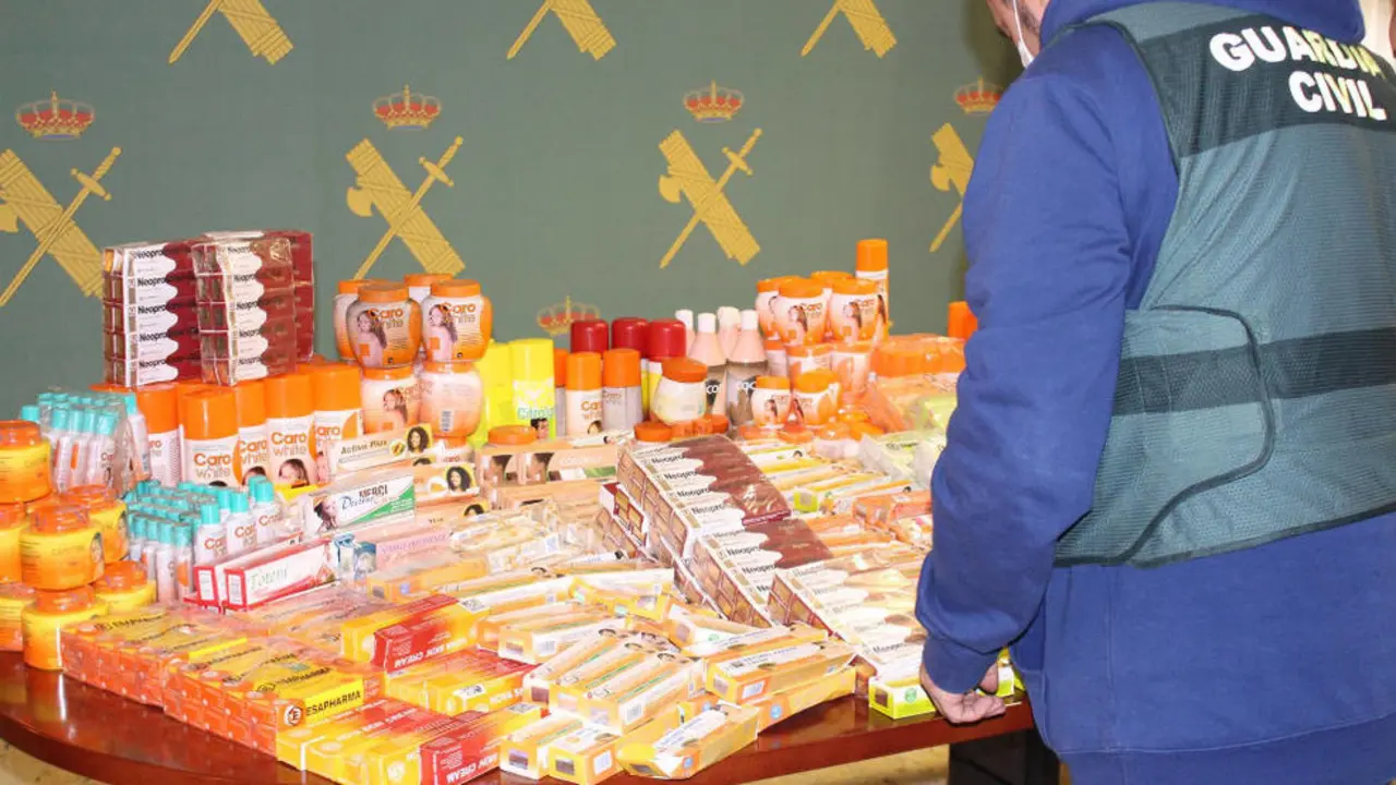 Productos sustraídos en la operación OBAT