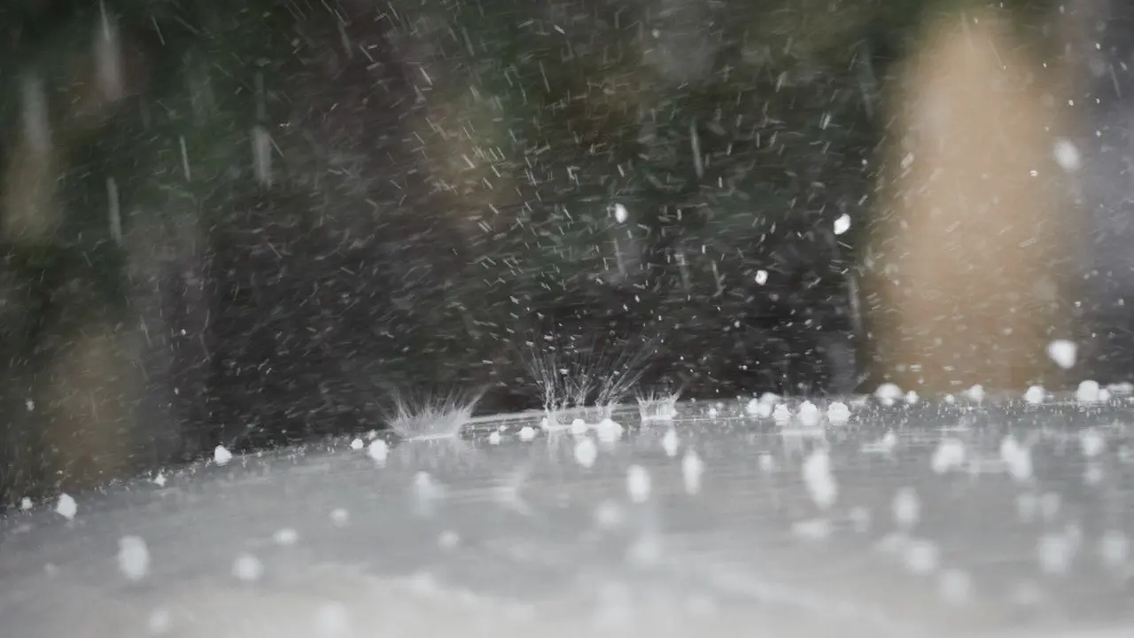  Lluvia y granizo
