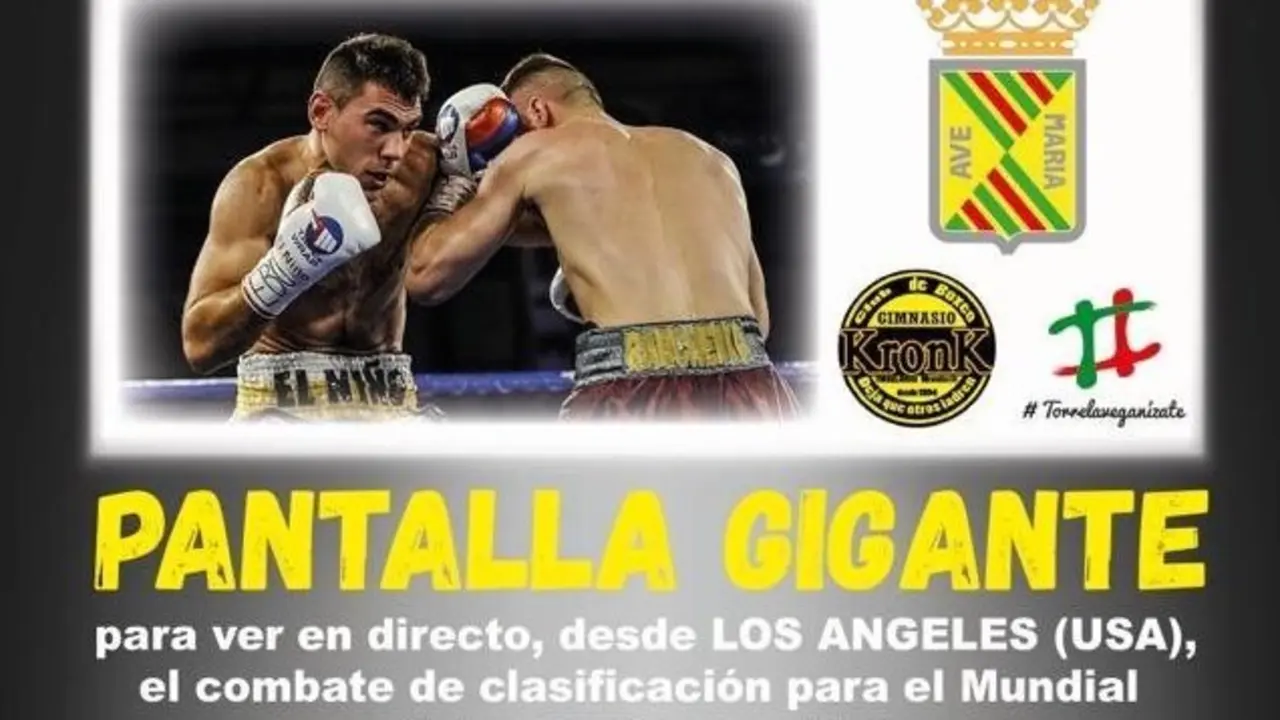 Cartel del combate de Sergio Garc&iacute;a en Los &Aacute;ngeles
AYUNTAMIENTO DE TORRELAVEGA
03/12/2021