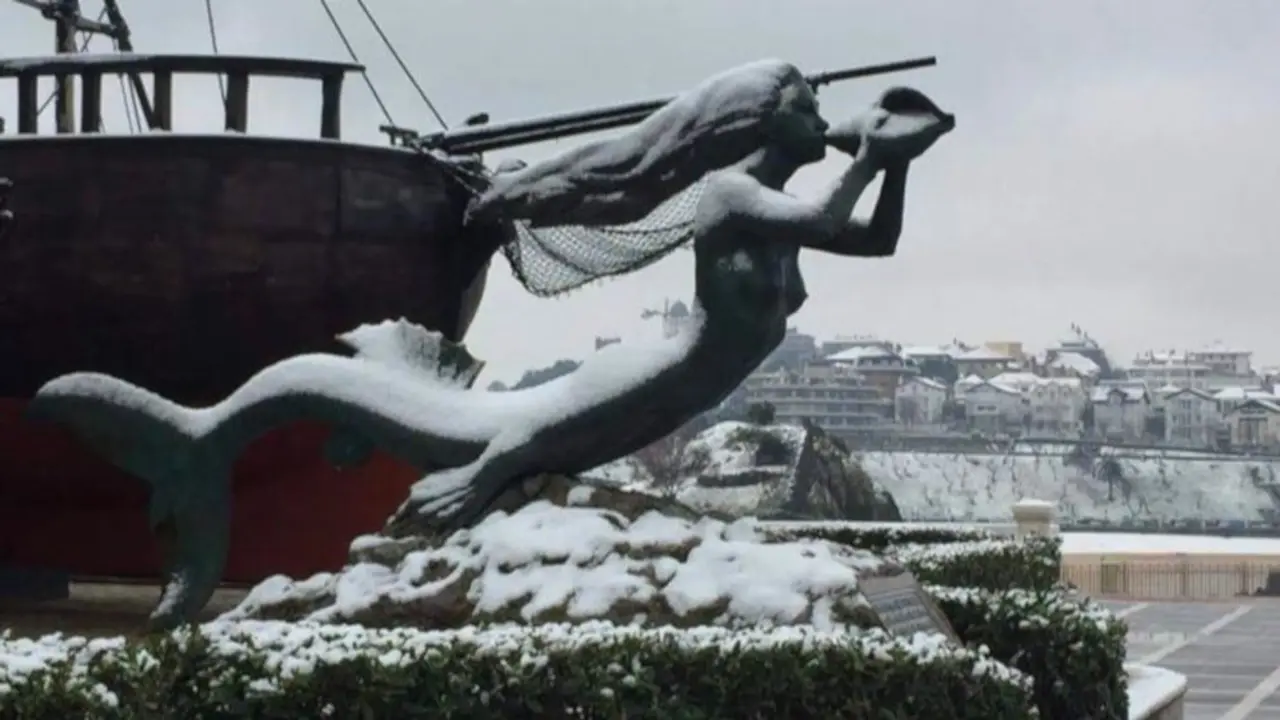 Cantabria cubierta de blanco