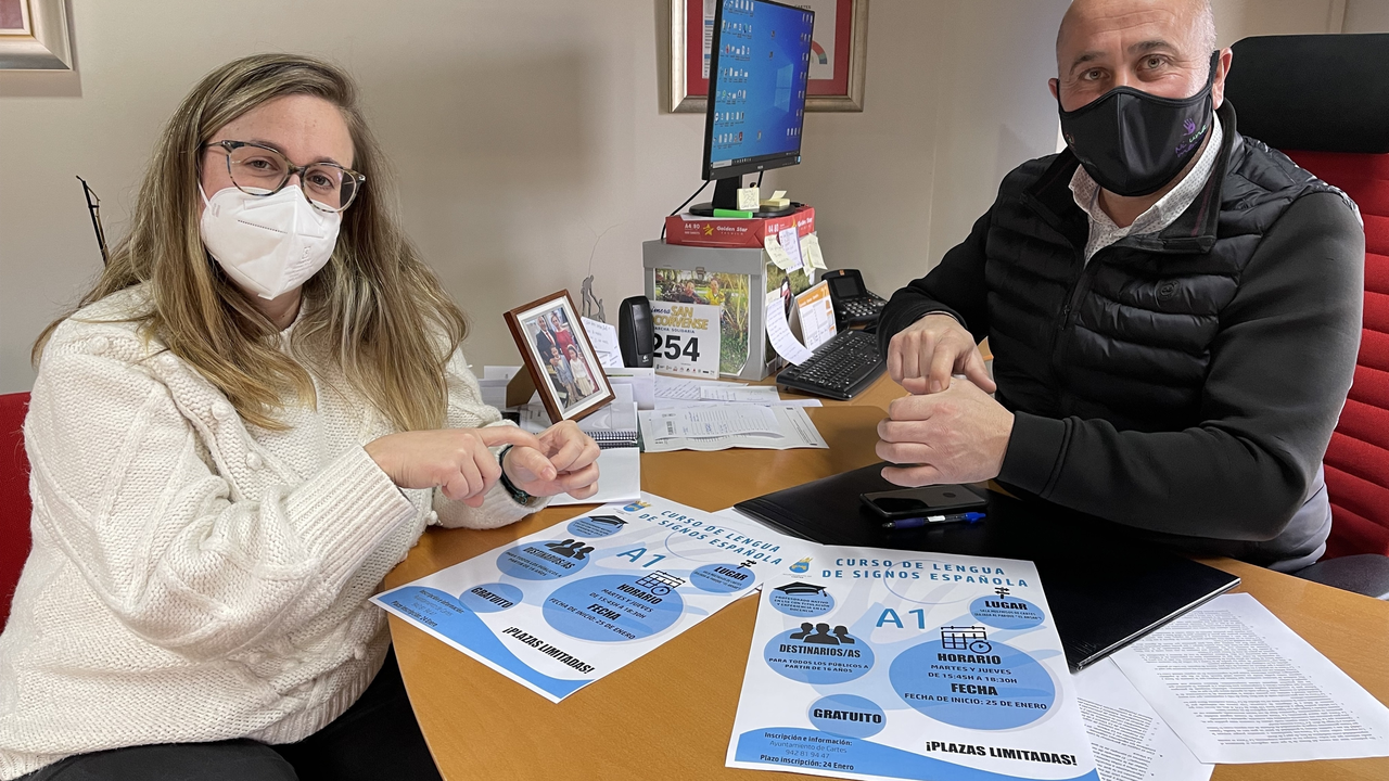 Presentaci&oacute;n del cartel del curso Lengua de Signos Espa&ntilde;ola nivel A1