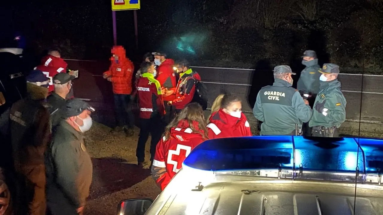 Rescate de los senderistas