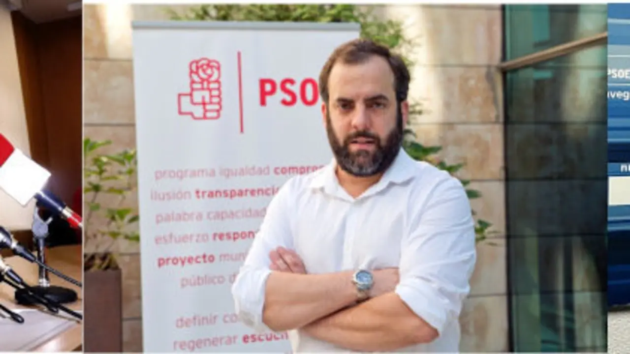  Los tres candidatos a liderar el PSOE de Torrelavega. De izda a derecha- José Luis Urraca, Otto Oyarbide y José Ramón Pelayo