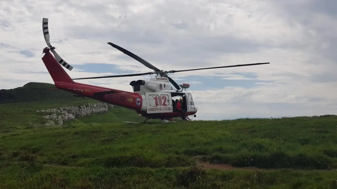 Helicóptero del 112