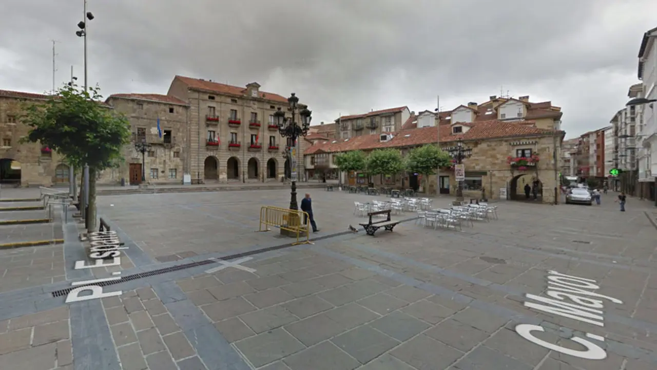 Plaza de España en Reinosa