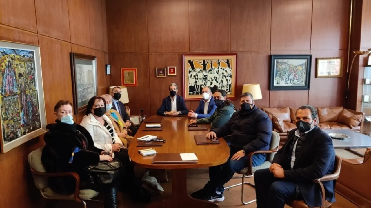 Reuni&oacute;n entre C&aacute;mara Torrelavega y Asociaci&oacute;n Oberig