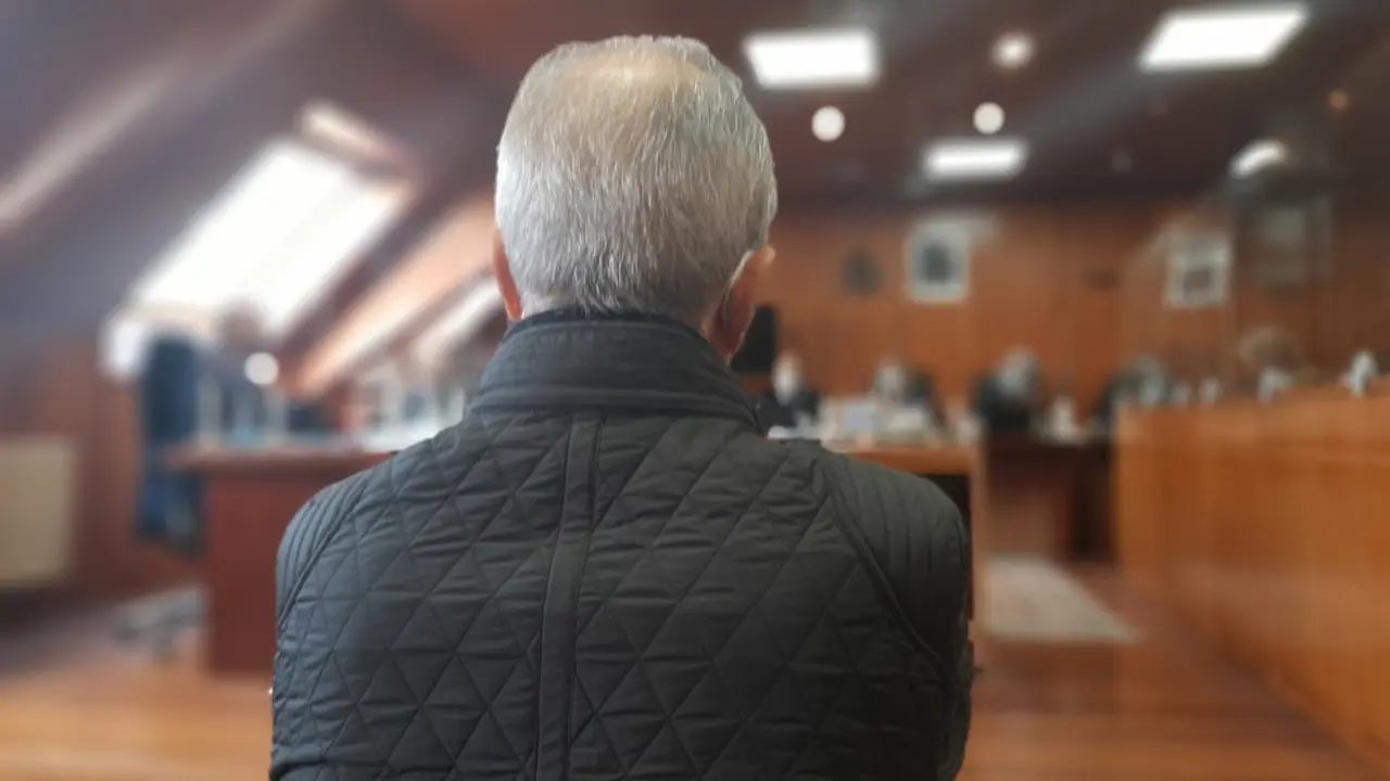 Alberto Vilar, expresidente de la Federación Cántabra de Fútbol, en el juicio contra él por presunta apropiación indebida, al disponer de fondos de la entidad