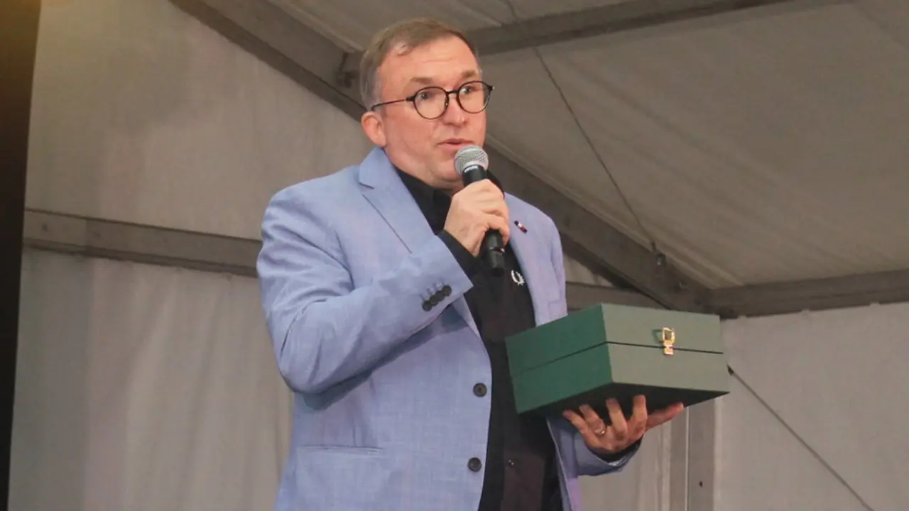 El chef 'Chele' González, durante los Premios Nécora