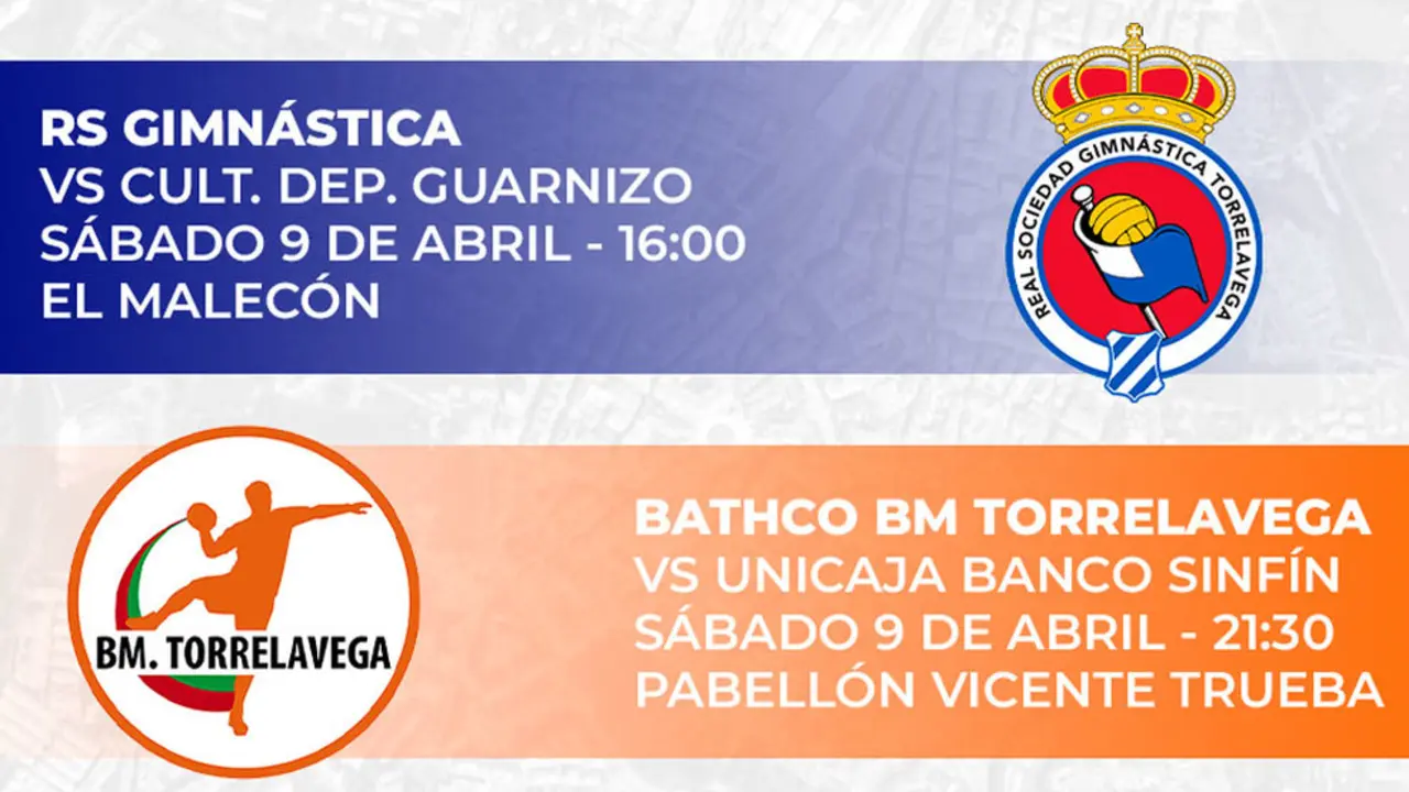 Cartel El Deporte de Torrelavega Une sus Fuerzas