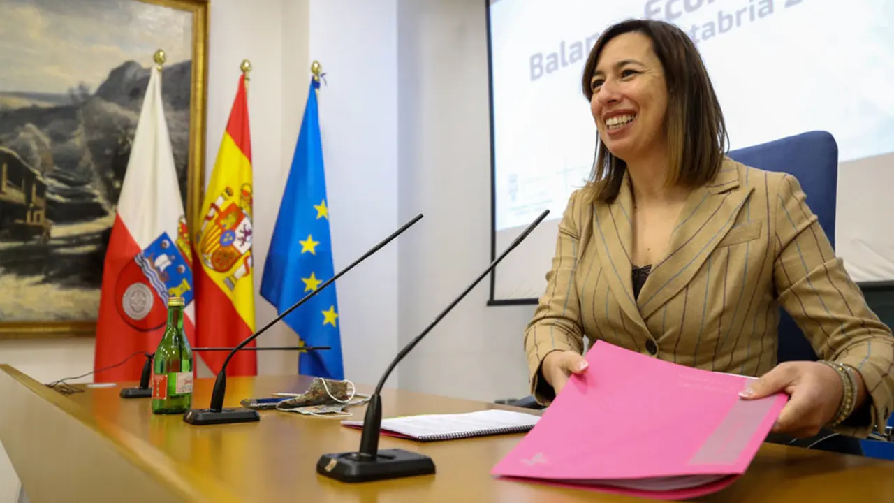 La consejera de Economía y Hacienda, María Sánchez