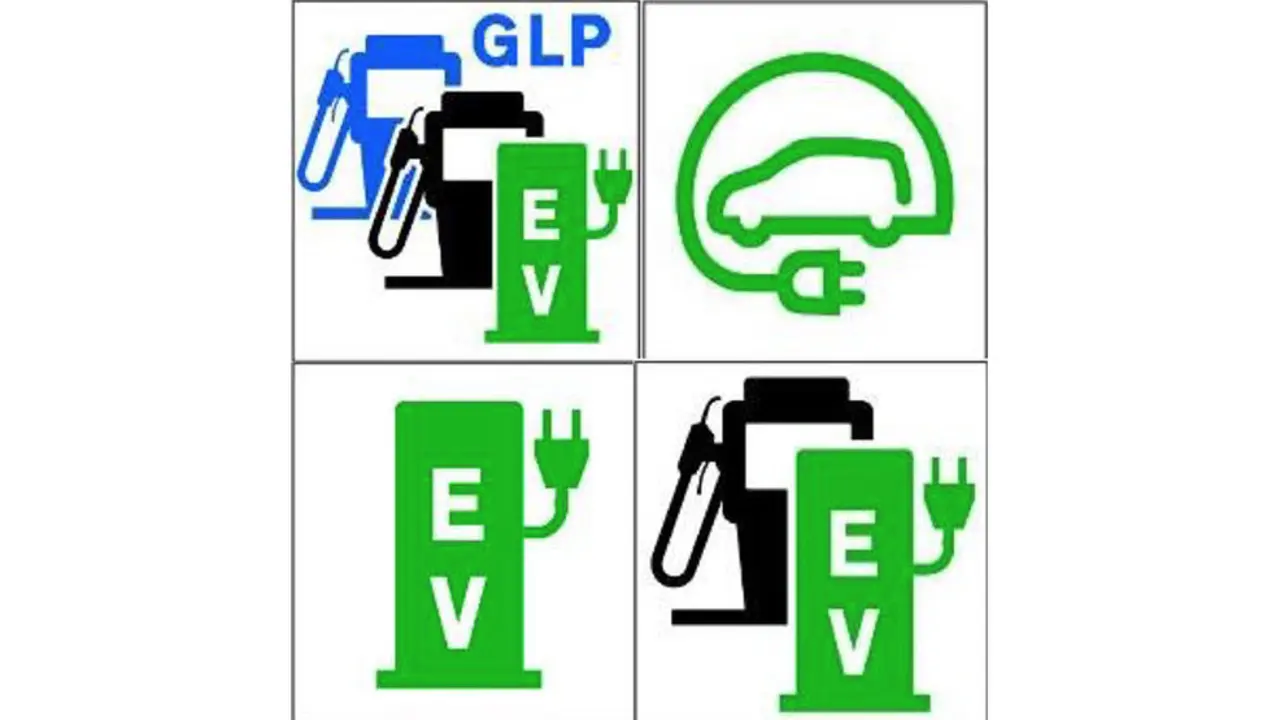 Señales para los puntos de recarga eléctrica