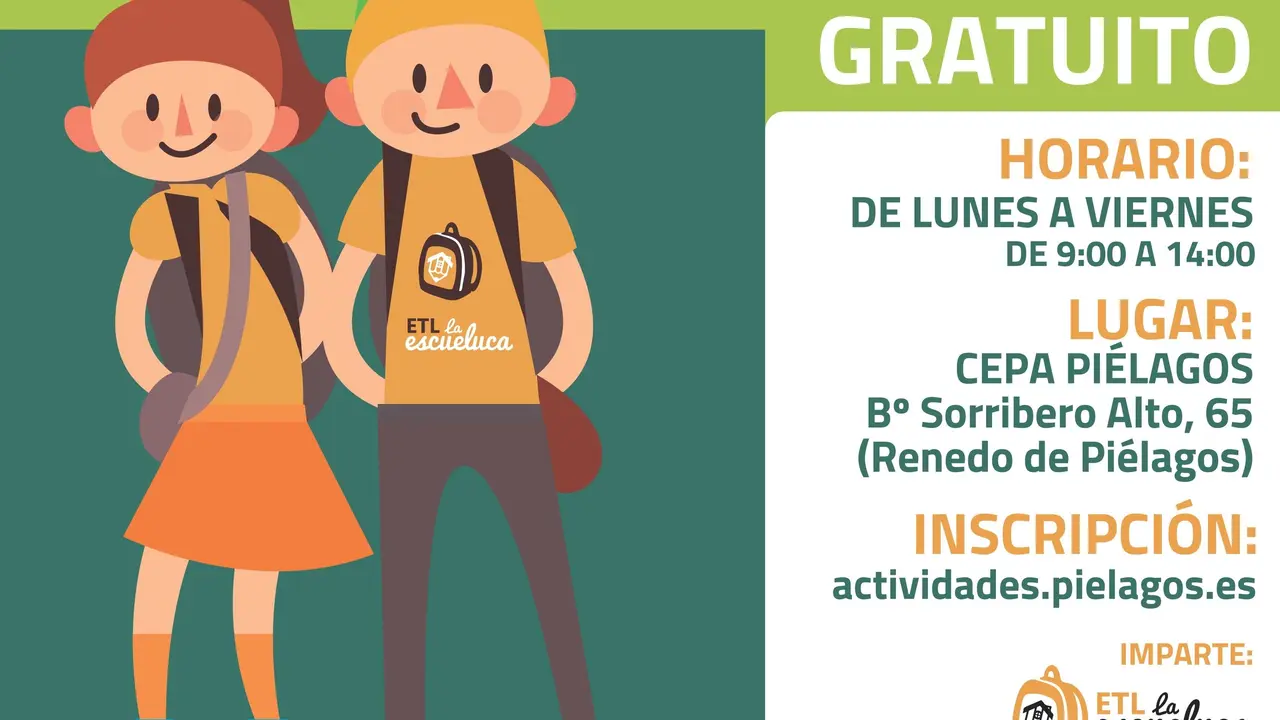 Cartel del curso de monitor