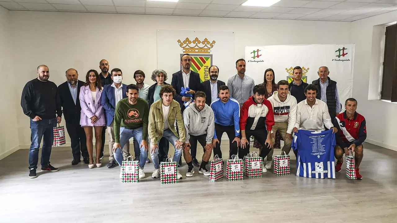 Recepción de la Corporación a la Gimnástica de Torrelavega