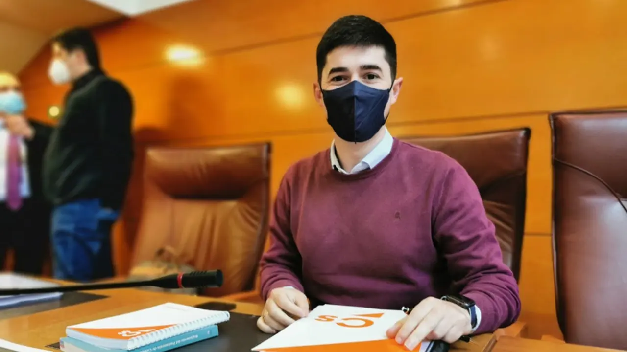El diputado de Cs en el Parlamento de Cantabria Diego Marañón