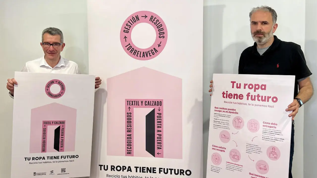 Presentación de la recogida de textil puerta a puerta en Torrelavega