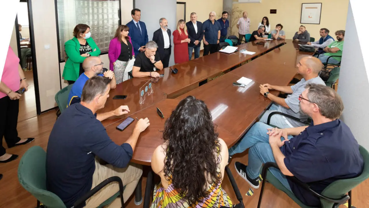 Firma del convenio del metal en Cantabria | Foto- José Cavia