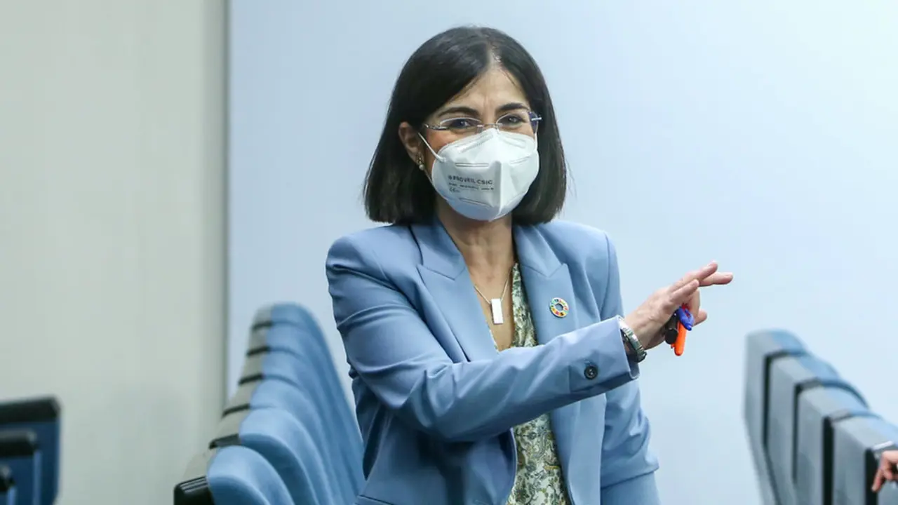 La ministra de Sanidad, Carolina Darias