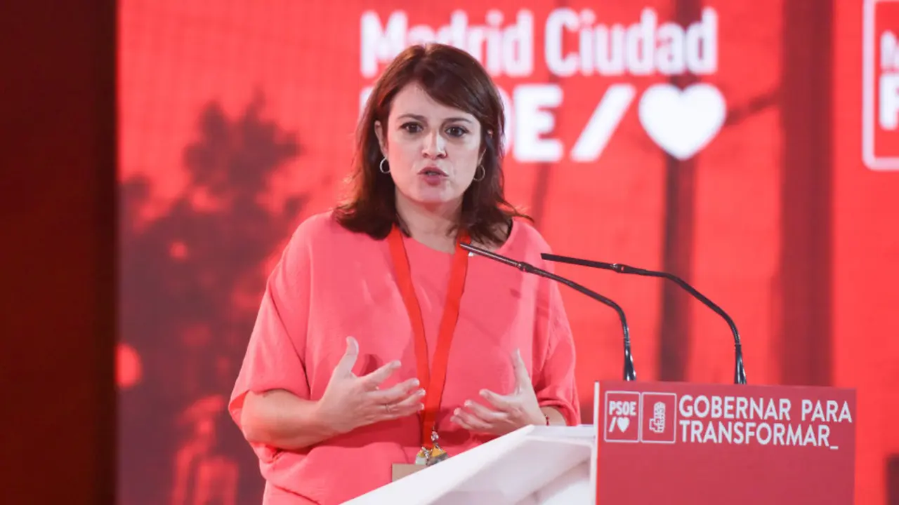 La vicesecretaria general del PSOE, Adriana Lastra