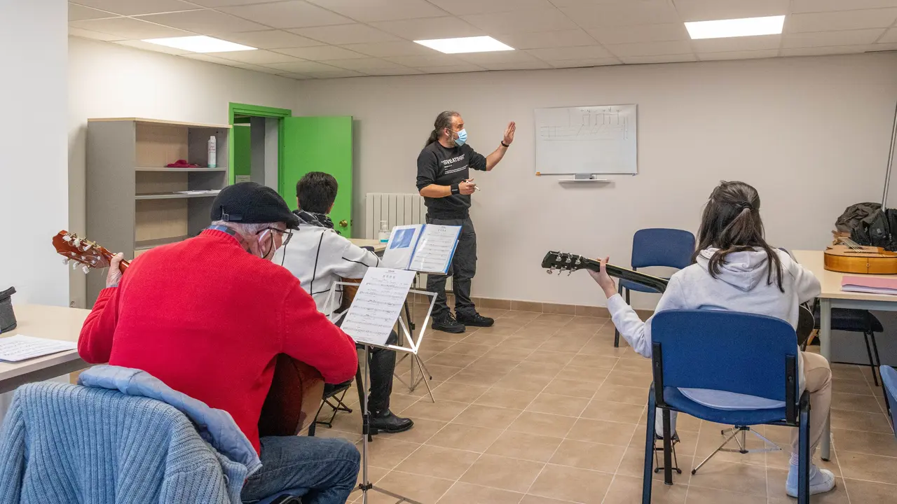 Alumnos de talleres de Polanco